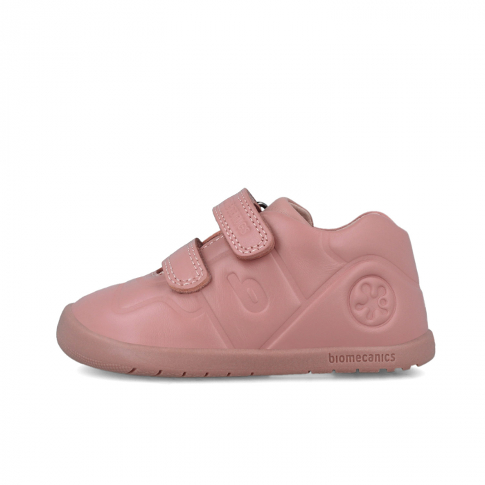 Pantofi sport fete din piele naturală barefoot roz Biomecanics [5]