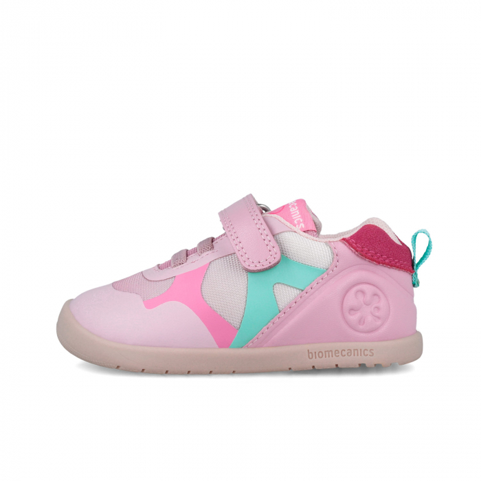 Pantofi sport fete din piele naturală/textil barefoot multicolor Biomecanics [5]