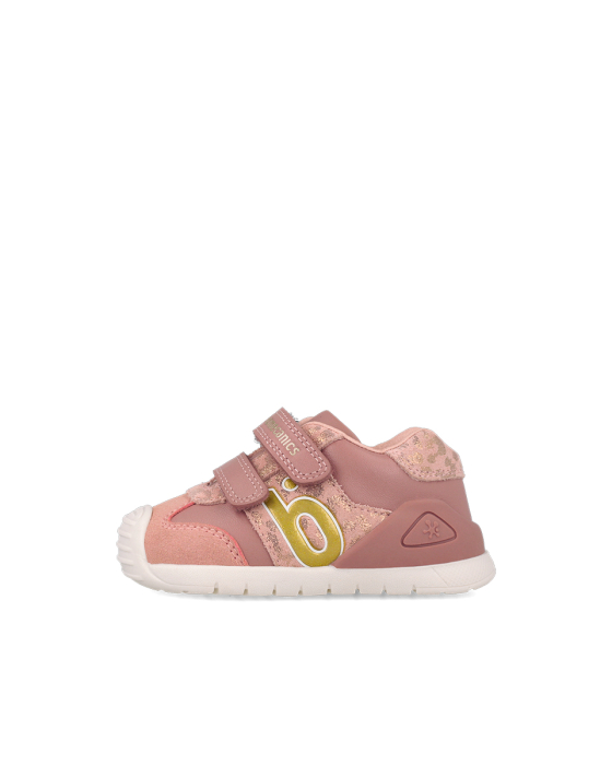 Pantofi sport fetițe Biomecanics 261108-B159 Primii Pași, piele naturală - Roz [4]