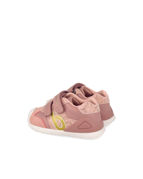 Pantofi sport fetițe Biomecanics 261108-B159 Primii Pași, piele naturală - Roz [5]