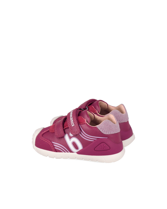 Pantofi sport fetițe Biomecanics 261130-C201 Primii Pași, piele naturală - Fucsia / Roz [5]