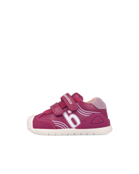 Pantofi sport fetițe Biomecanics 261130-C201 Primii Pași, piele naturală - Fucsia / Roz [4]
