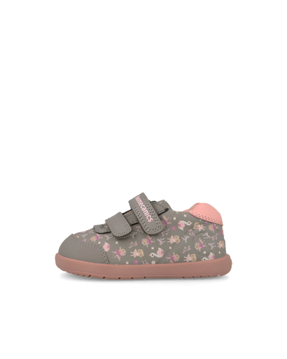 Pantofi Sport Primii Pași Fete Biomecanics Wide&Barefoot Gri Imprimeu Roz 261162-B154 [4]