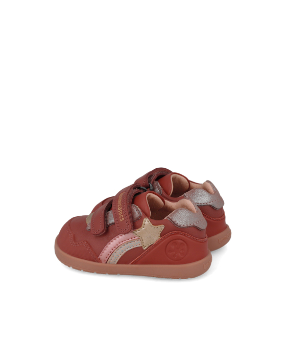 Pantofi Sport Primii Pași Fete Biomecanics Wide&Barefoot Roz Curcubeu 261164-B859 [5]