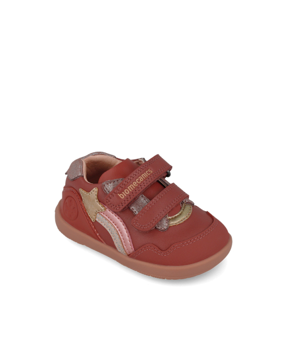 Pantofi Sport Primii Pași Fete Biomecanics Wide&Barefoot Roz Curcubeu 261164-B859 [2]