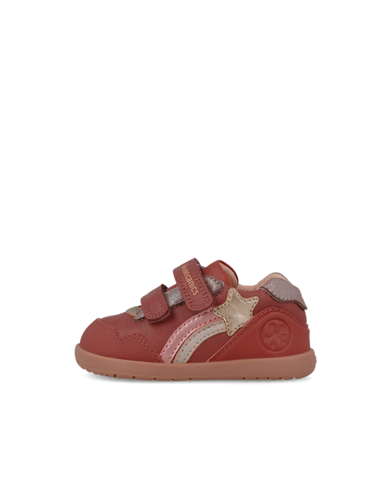 Pantofi Sport Primii Pași Fete Biomecanics Wide&Barefoot Roz Curcubeu 261164-B859 [4]