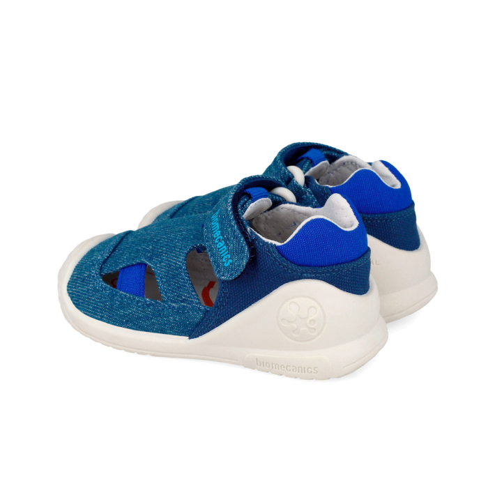 Sandale copii, baieti barefoot, din panza-jeans,  Biomecanics [2]