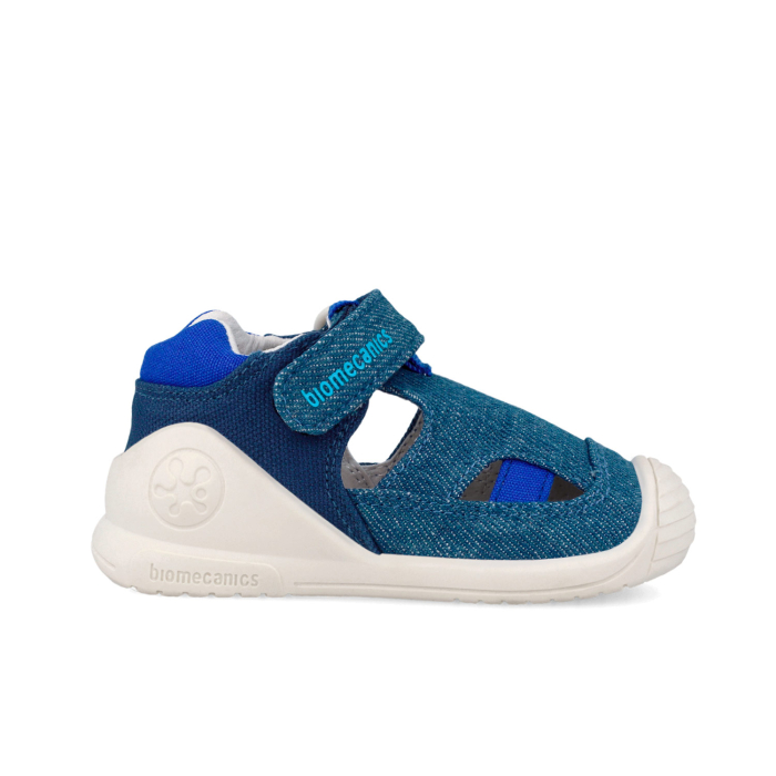 Sandale copii, baieti barefoot, din panza-jeans,  Biomecanics [5]
