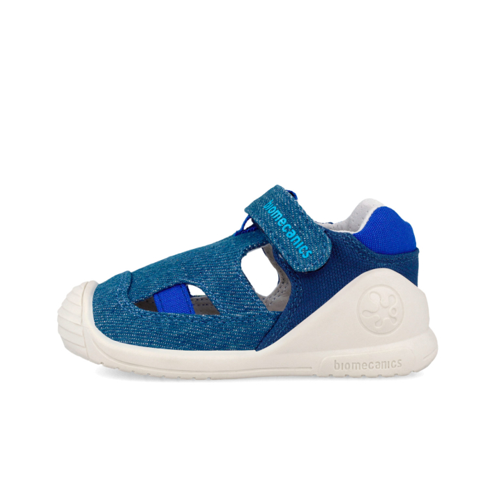 Sandale copii, baieti barefoot, din panza-jeans,  Biomecanics [4]