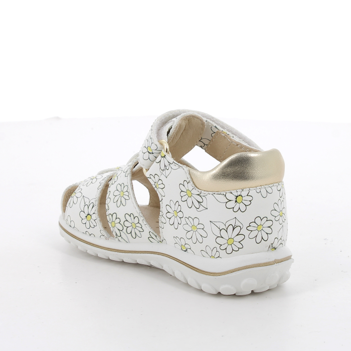 Sandale copii fete, alb cu floricele galbene - Primigi [3]
