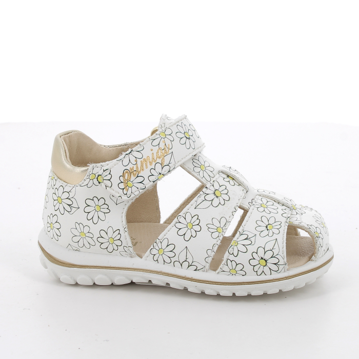 Sandale copii fete, alb cu floricele galbene - Primigi [2]