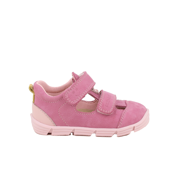 Sandale copii fete din piele naturală nabuc, roz - Primigi [2]