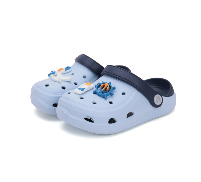 Sandale stil crocs, pentru baieti, albastru - DD Step [5]