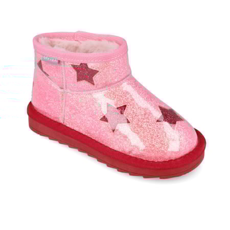 Cizme de iarna îmblănite și impermeabile GRVTEX, fete, Garvalin, roz [2]
