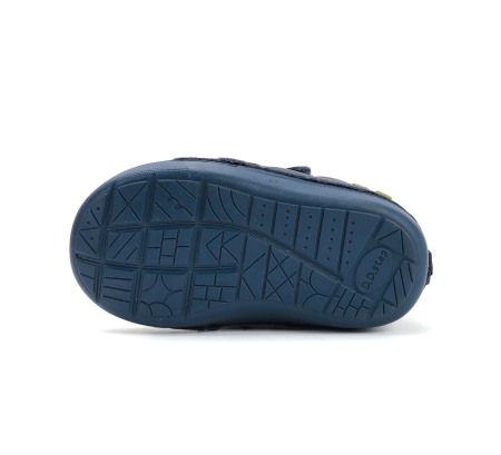 Ghete baieți îmblănite din piele naturală cu dinozaur - DDStep [6]