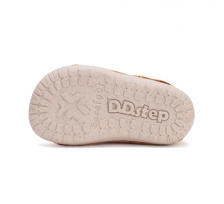Ghete din piele naturala, barefoot, galbeni - DD Step [6]