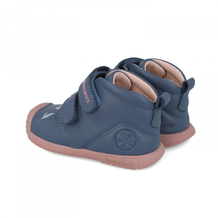 Ghete fete piele naturala bleumarin Biomecanics [1]