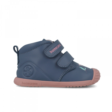 Ghete fete piele naturala bleumarin Biomecanics [3]