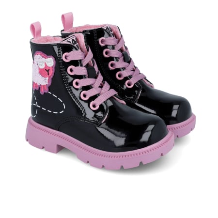 Ghete fete - Ghete îmblănite Garvalin, negre