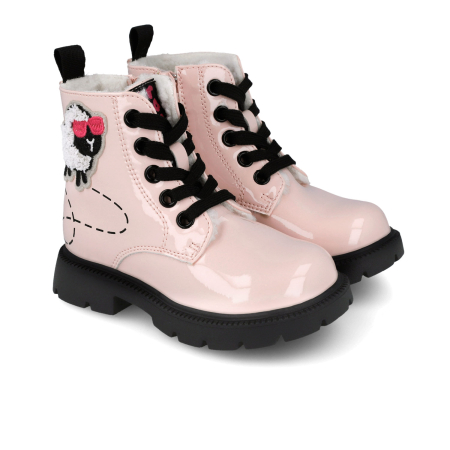 Ghete fete - Ghete îmblănite Trappers Garvalin, roz