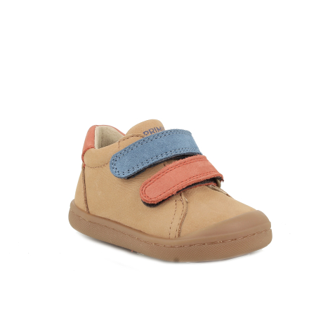 Pantofi baieti - Pantofi baieți din piele naturala nabuc multicolor - Primigi