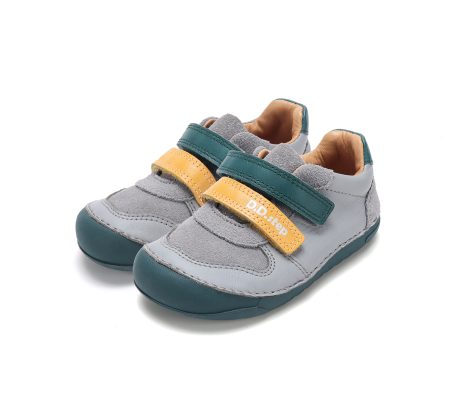 Pantofi baieti - Pantofi Copii Băieți DDStep Gri S108-62385B - Piele Naturală