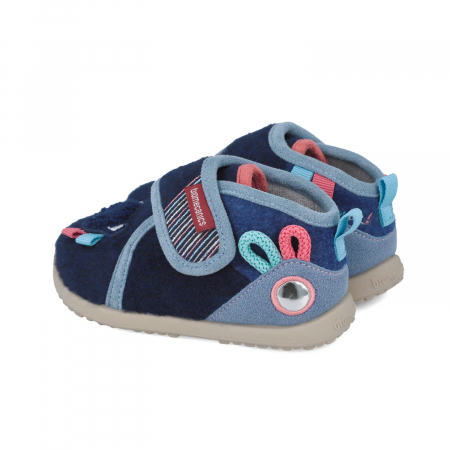 Pantofi de interior baieti barefoot bleumarin Biomecanics [1]