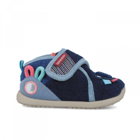 Pantofi de interior baieti barefoot bleumarin Biomecanics [3]