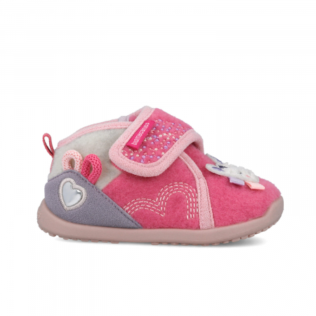 Pantofi de interior fete barefoot roz Biomecanics [3]