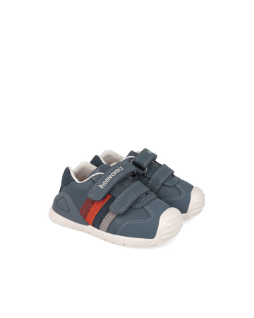 Incaltaminte baieti - Pantofi sport băieți Biomecanics 261131-A556 Primii Pași, piele naturală - Albastru