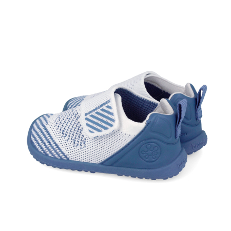 Incaltaminte baieti - Pantofi sport băieți din material textil/plasă elastică, albastru, Biomecanics