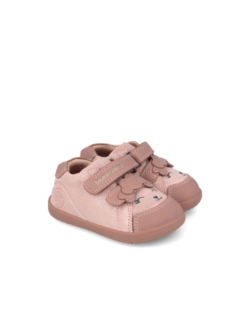 Pantofi fete - Pantofi Sport Barefoot Primii Pași Fete Biomecanics Wide&Barefoot Roz 261160-B159