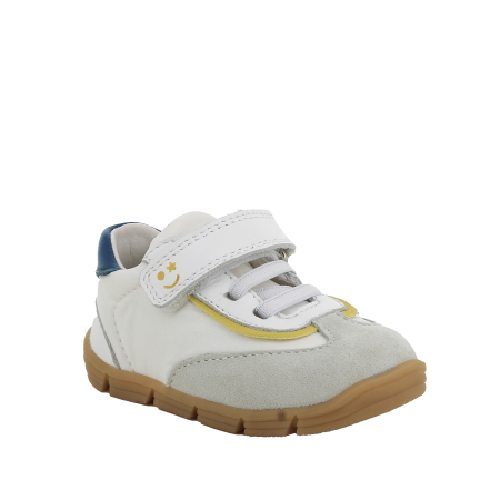 Pantofi baieti - Pantofi sport din piele baieti, albi - Primigi