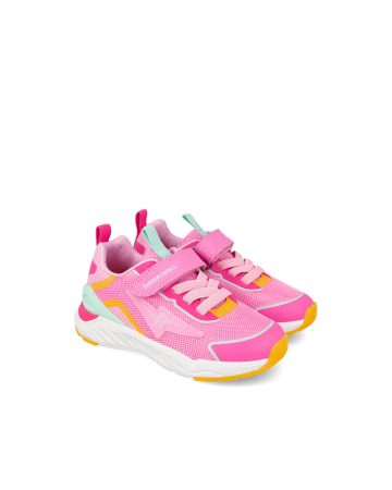Pantofi fete - Pantofi sport fete Biomecanics 261271-B032, ultraușori și respirabili – Roz Multicolor