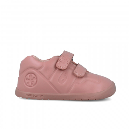 Pantofi sport fete din piele naturală barefoot roz Biomecanics [3]