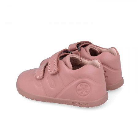Pantofi sport fete din piele naturală barefoot roz Biomecanics [1]