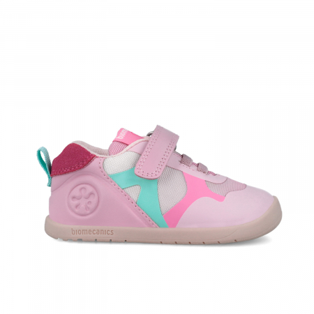 Pantofi sport fete din piele naturală/textil barefoot multicolor Biomecanics [3]