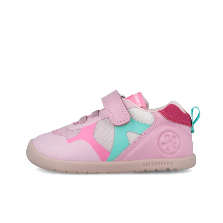 Pantofi sport fete din piele naturală/textil barefoot multicolor Biomecanics [4]
