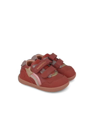 Pantofi fete - Pantofi Sport Primii Pași Fete Biomecanics Wide&Barefoot Roz Curcubeu 261164-B859