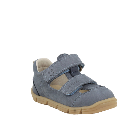 Incaltaminte baieti - Sandale copii baieti din piele naturală nabuc, bleumarin- Primigi