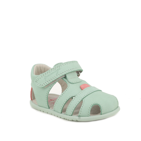 Incaltaminte baieti - Sandale copii din piele naturala nabuc, verde deschis, Primigi
