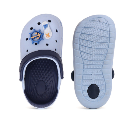 Sandale - Sandale stil crocs, pentru baieti, albastru - DD Step