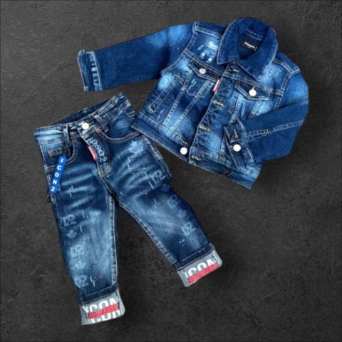 Seturi 1-16 Ani - Blugi + Geaca Blue