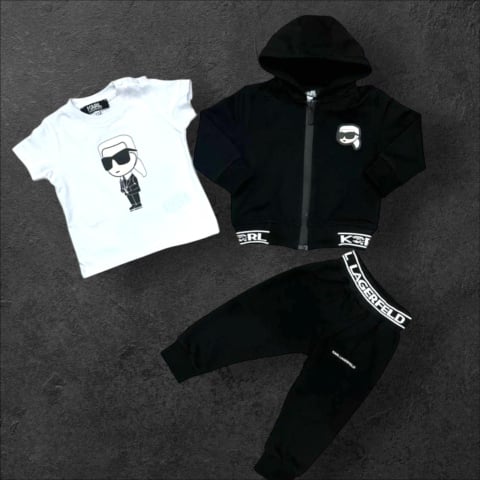 Hainute Copii - Combleu BB 3 Piese K R Negru