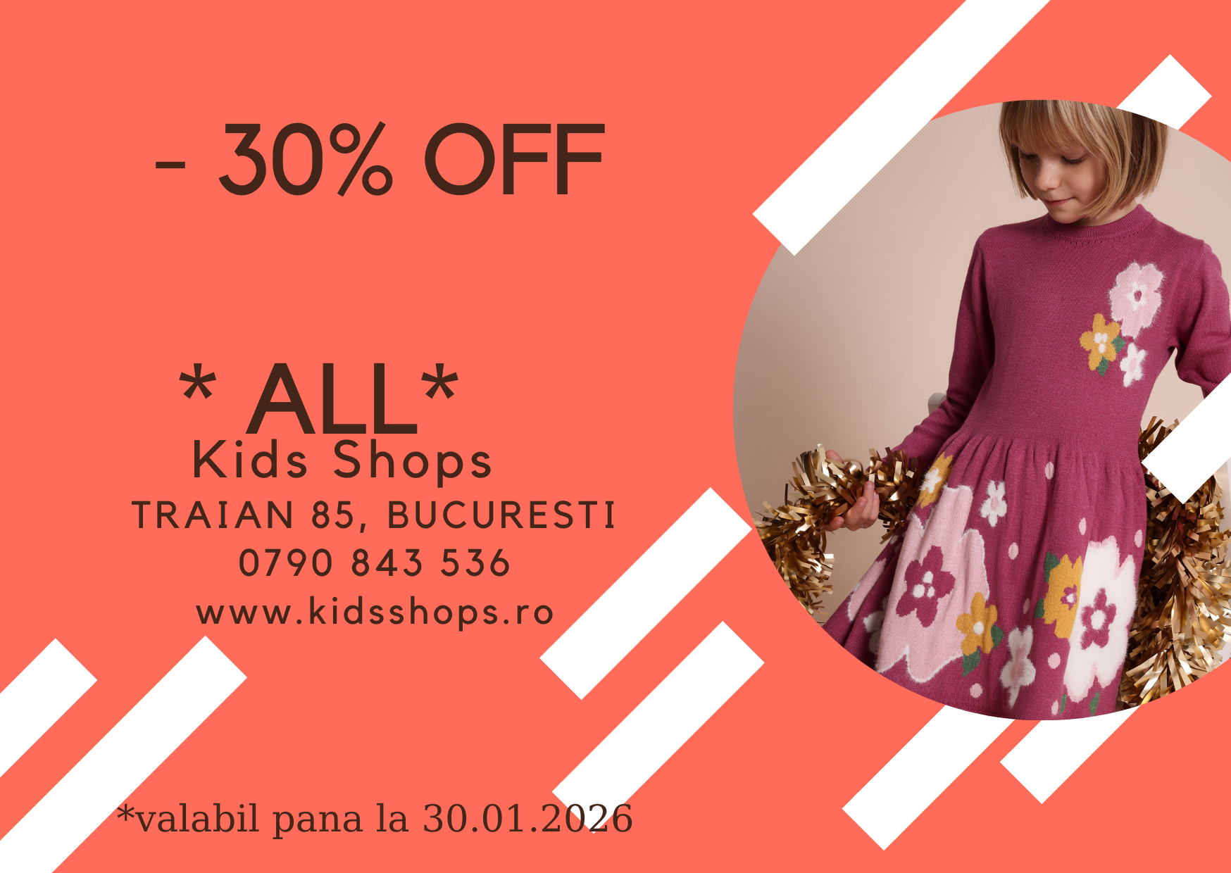 30% REDUCERE LA TOATE COLECTIILE