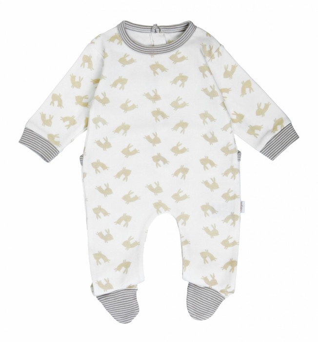 Babybol Salopeta bebe cu imprimeu iepurasi [1]