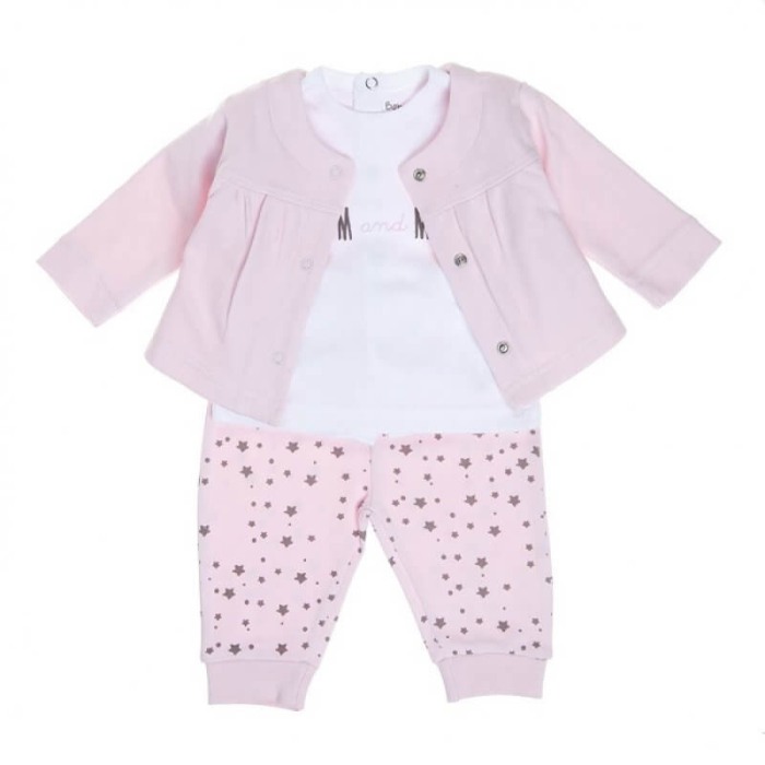 Babybol Set 3 piese fete 6-18 luni, roz [1]
