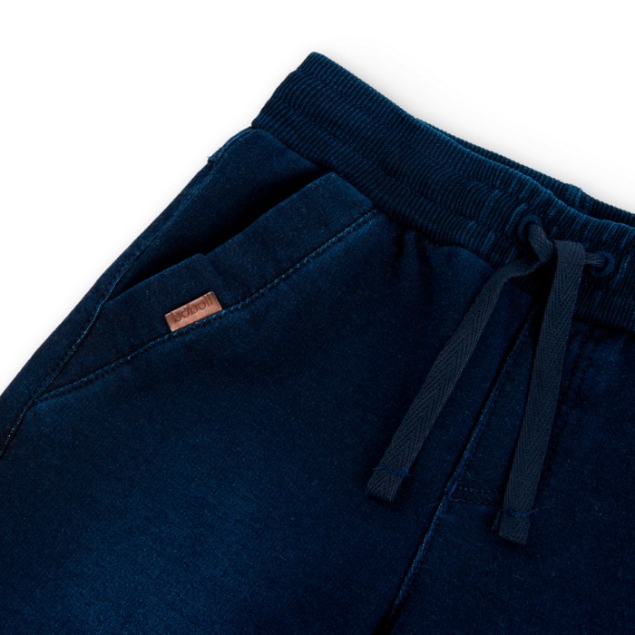 Bermuda baiat, fake denim, darkblue, Boboli [3]