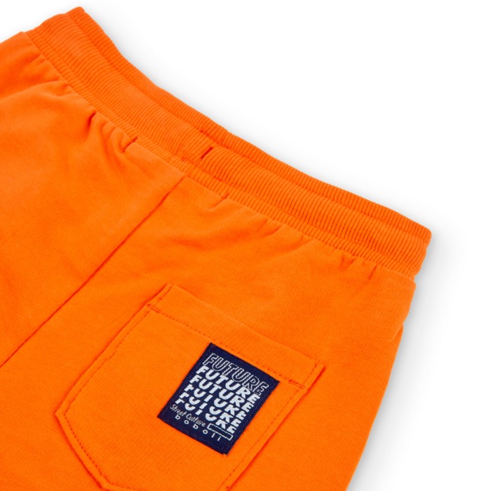 Bermuda bumbac baiat, portocalie, Boboli [4]