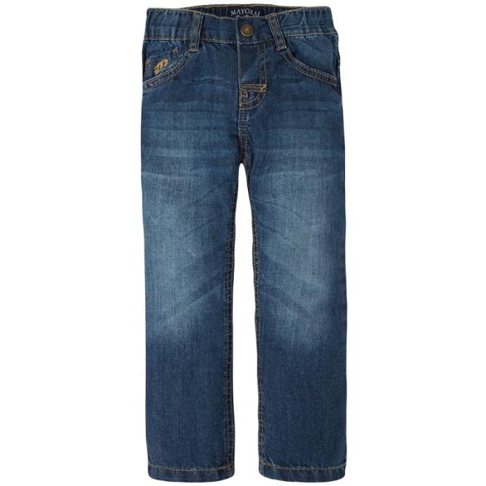 Blugi Mayoral baieti, denim, aspect uzat [1]